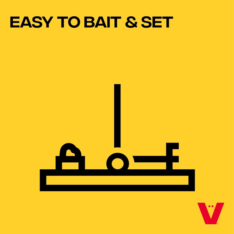 Victor M142-3B Power-Kill Easy Set Mouse Trap - 3 Reusable