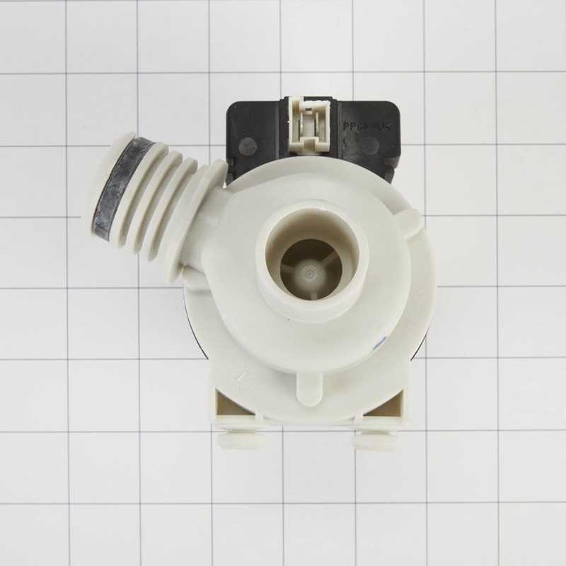 Whirlpool WP22003059 Front Load Washer Drain Pump, White