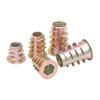 Qrity Pack of 20 Zinc Alloy Hexagonal Thread, M4 x