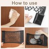 Mesh Cargo Net Car Universal Trunk Storage, Stretchable Plastic Trash