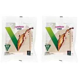 HARIO VCF-02-100M Paper Filter for V60, 06.6 ft (02 m), For 1-4 Cups, 200 Sheets