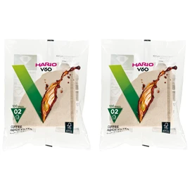 HARIO VCF-02-100M Paper Filter for V60, 06.6 ft (02 m), For 1-4 Cups, 200 Sheets