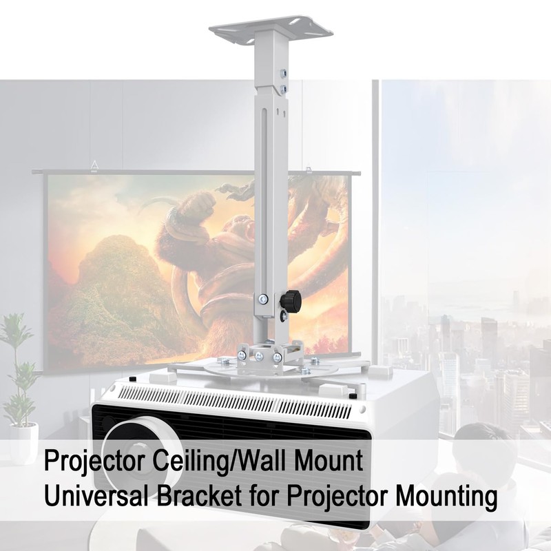 UineHiot Universal Ceiling Projector Bracket for Home and Office Projector，Bracket
