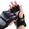 Fighting Gloves Black Tiger Paw Design Thickened Leather Latex Liner
