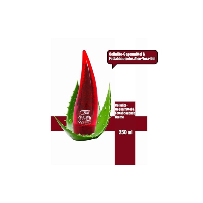Softto+Plus Aloe Vera Anti-Cellulite Warming Firming Gel with Paprica &