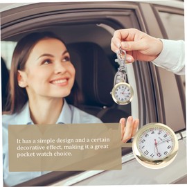 Gatuida Lightweight Decorative Hanging Pocket Watch for Nurses View Design Durable Craftsmanship Replacement for Old Pocket Watches for Busy Professionals