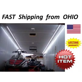 Race Car Hauler Enclosed Trailer Interior Lighting LED UPGRADE KIT - #1 GIFT