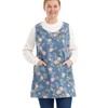 Plus Size Aprons for Women with Pockets Cotton Linen Cobbler