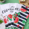 Honoson 4 Pieces Watermelon Kitchen Dish Towels Summer Farmhouse Decorative