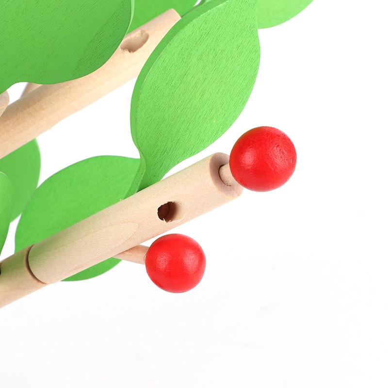 Wood Building Blocks Tree Set DIY Puzzle 3D Wooden Assembled