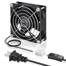 GDSTIME EC Cooling Fan 8025 80mm x 25mm AC 110V 115V 120V 220V 240V Small Industrial Axial Brushless Cooling Fan Muffin Fan DIY