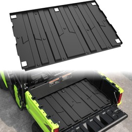 SAUTVS TPE Bed Mat Liners for Honda Pioneer 520 2021-2025, UTV Rubber Rear Cargo Bed Mat All Weather Protection Slush Liner for Honda Pioneer 520 2021-2025 Accessories
