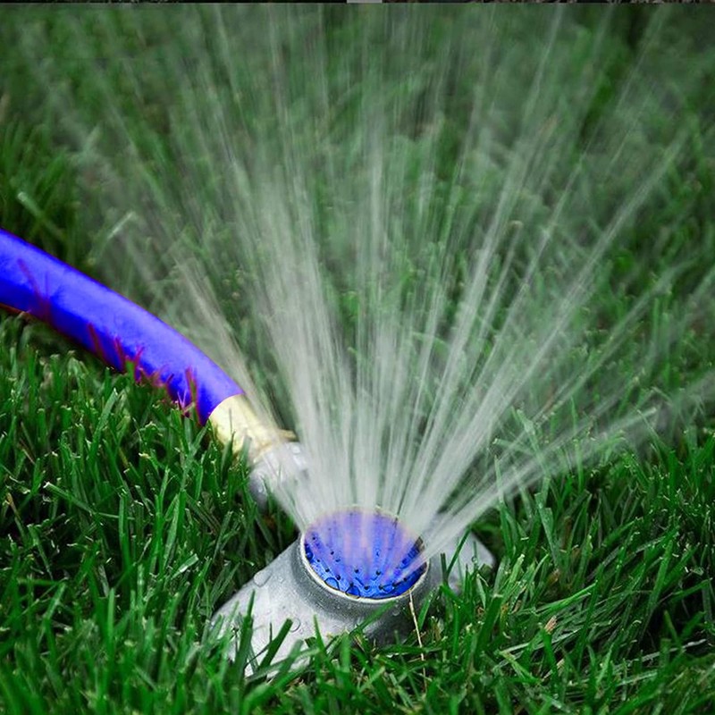 Hourleey 360 Degree Metal Spot Sprinkler, 2 Pack Circle Pattern