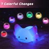 LOVERUIS Axolotl Night Light for Kids Gifts Squishy Nightlight for