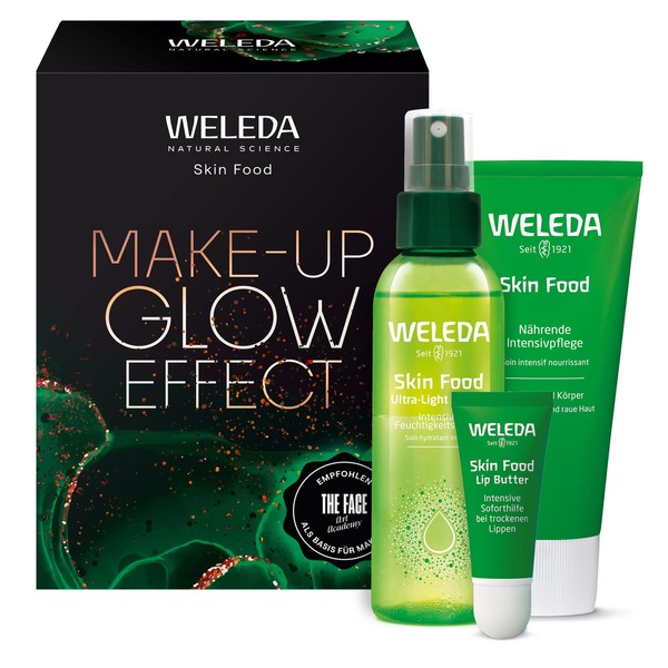 WELEDA Organic Gift Set Skin Food Make-Up Glow Effect -