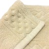 Senko Barefoot Comfortable Cotton Reverse Bath Mat, 15.7 x 21.7