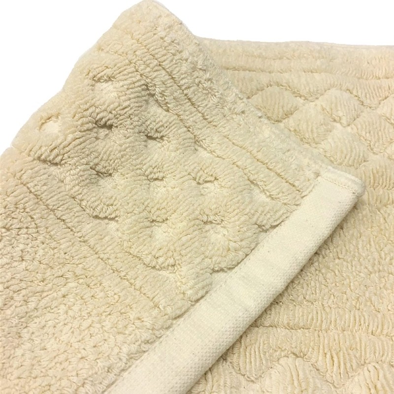 Senko Barefoot Comfortable Cotton Reverse Bath Mat, 15.7 x 21.7