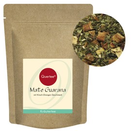 Quertee Mate Tea Guarana - Mate Tea & Guarana with Cherry Orange Flavour - Fruity Mate (1000 g)