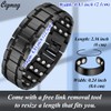 Cigmag Magnetic Bracelet Men Ultra Strength Magnet Titanium Steel Three