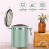 4PCS Coffee Storage Canister 1.5L 51OZ Double Airtight Coffee Beans