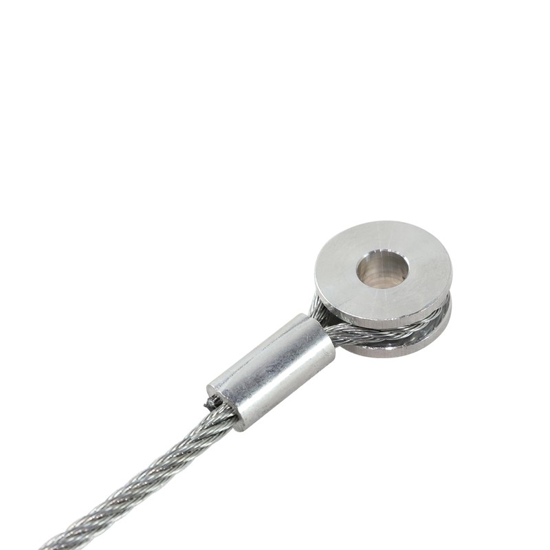 Par (2) cables de repuesto para puerta de remolque de