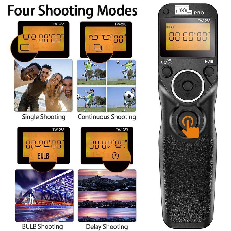 Wireless Remote Shutter for Nikon, Pixel TW-283 DC2 Wireless Shutter