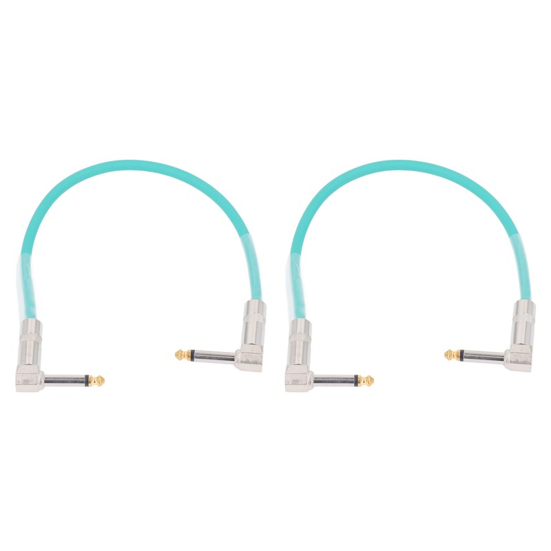 2PCS 12 Inch Guitar Jumper 1/4 Inch Plug Guitar Effect