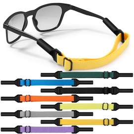 Glasses Strap Children Pack of 8 Elastic and Adjustable for Sports