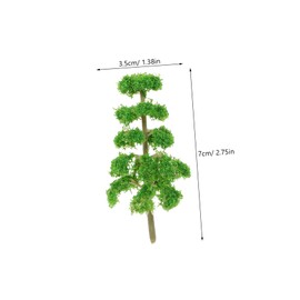 Operitacx 20pcs Micro Landscape Green Fake Tree Little Tree Sisal Trees for Crafts Diorama Supplies Miniature Trees for Crafts Miniature Kit Small Trees Diorama Kit Tree Toys Plastic