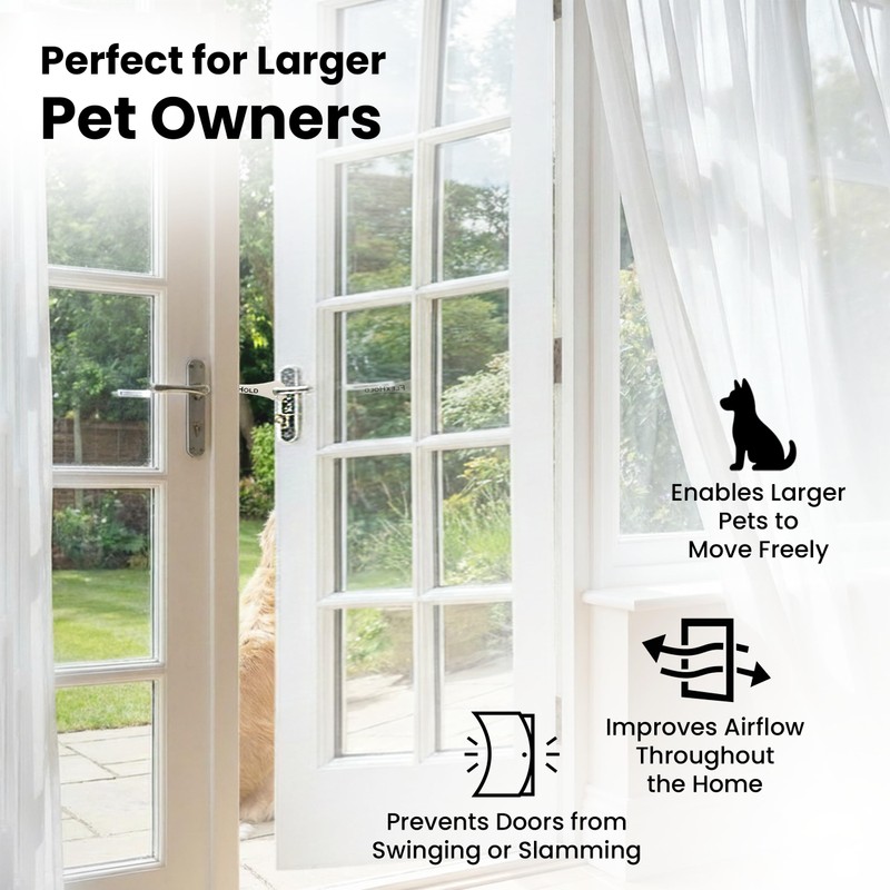 FlexHold 25cm XL Door Stay – French & Patio Door