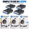 Furniture Moving Rollers for Heavy Item Transport – 4-Piece Sliding