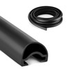 Maypott 35FT RV Slide-Out Seal D-Shaped Black Weather Stripping for