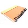 Sweda Recycled Foldover Notebook & Pen, Wire Bound, 5" x