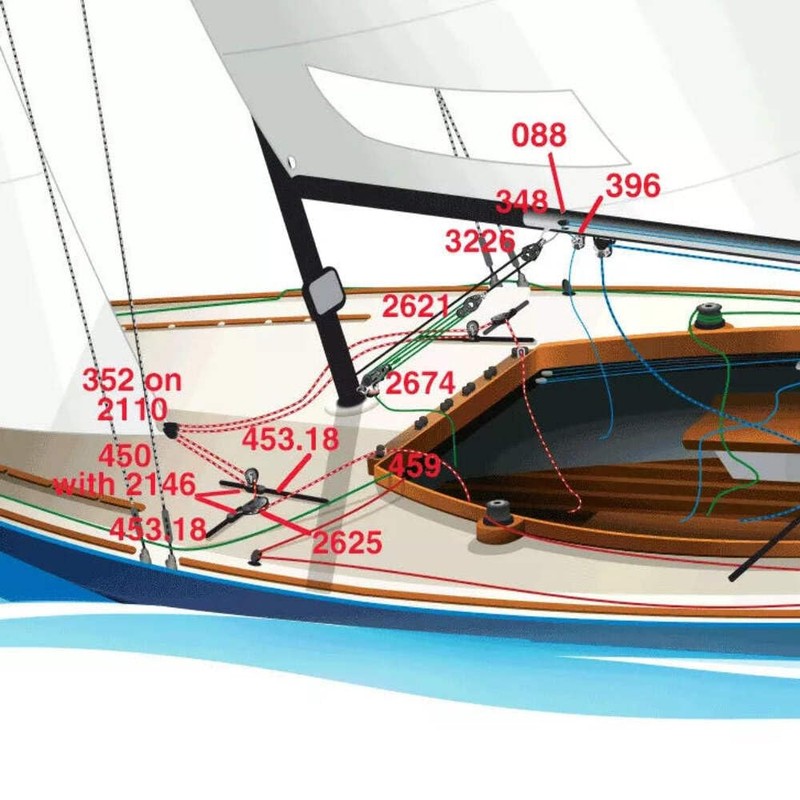 HARKEN Sailing Dinghy Boat & Yachting - 90 Degree Fixed