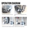 iGeelee Ratchet Knockout Hole Punch Driver Kits 1/2 to 2