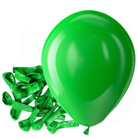 Bezente Green Balloons Latex Party Balloons - 150 Pack 5 inch Matte Small Light Green Helium Balloons for Birthday Baby Shower Christmas Jungle Safari Theme Party Decorations