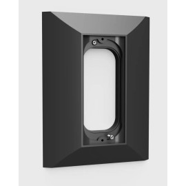 Hidden River Lab Ring PRO 2 video Doorbell adapter plate NUTONE and M&S intercom. Hidden screws - Black