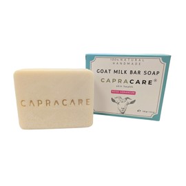 CAPRACARE Natural & Organic Goat milk Soap Geranium Rose | Handmade | 100% natural.