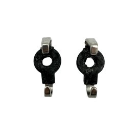 Equine Smile ES3026 Kinnkettenhaken Haken für Kinnkette Edelstahl (Kinnkettenhaken Gummi)