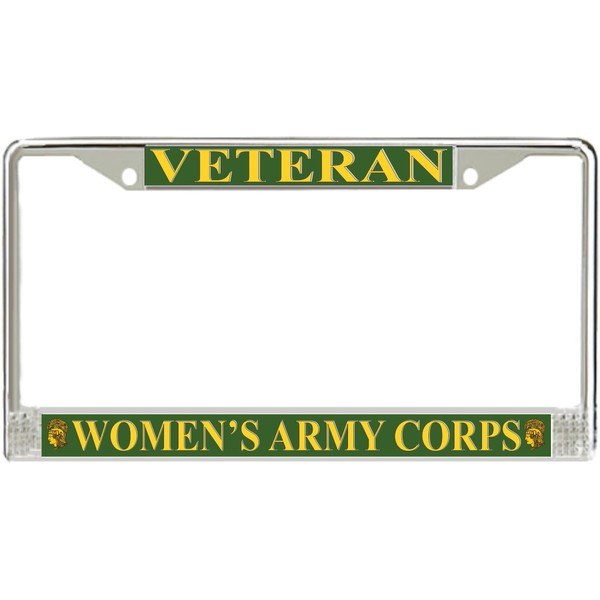 MilitaryBest Women's Army Corps Veteran License Plate Frame