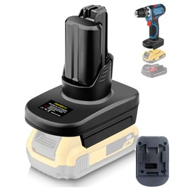 TPDL TPDL DM18BS12 Akku Adapter Konverter fr Dewalt 20V und fr Milwaukee M18 Akkus arbeitet im fr Bosch Professional 12V System GBA Elektrowerkzeugs