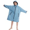Hiturbo Kids Waterproof Swim Parka: Thin Fleece Swimming Coat -