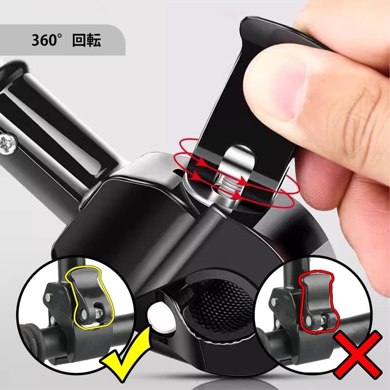 YFFSFDC Umbrella Stand, Bicycle, Bicycle Umbrella Holder, Umbrella Fixed, 360°