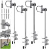 Insaga Multi-Purpose Ground Anchors Screw in, Fully Welded Shed Anchor