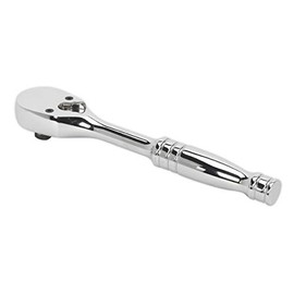 Sealey Ak660Df Ratchet Wrench 1/4In Sq Drive Dust-Free Pear-Head Flip Reverse