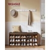 VASAGLE CUSTOS Collection - Shoe Bench, Storage Bench with Padded