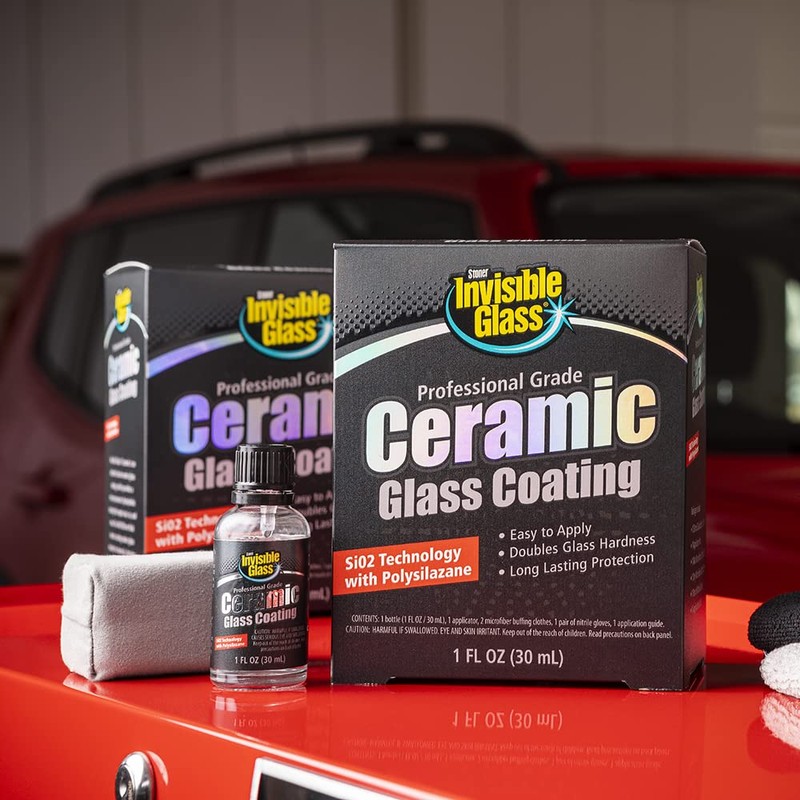 Invisible Glass 95151 Ceramic Glass Coating Kit – Long-Lasting, Rain