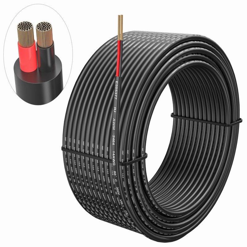 TUOFENG 14 Gauge 2 Conductor Cable - 14/2 LED Strip