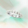 Ross-Simons 3.5mm Cultured Pearl Eternity Band in Sterling Silver. Size