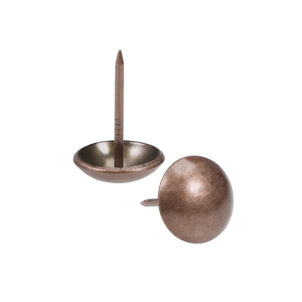 sourcing map Upholstery Nails Tacks 14mm Head Dia Retro Round